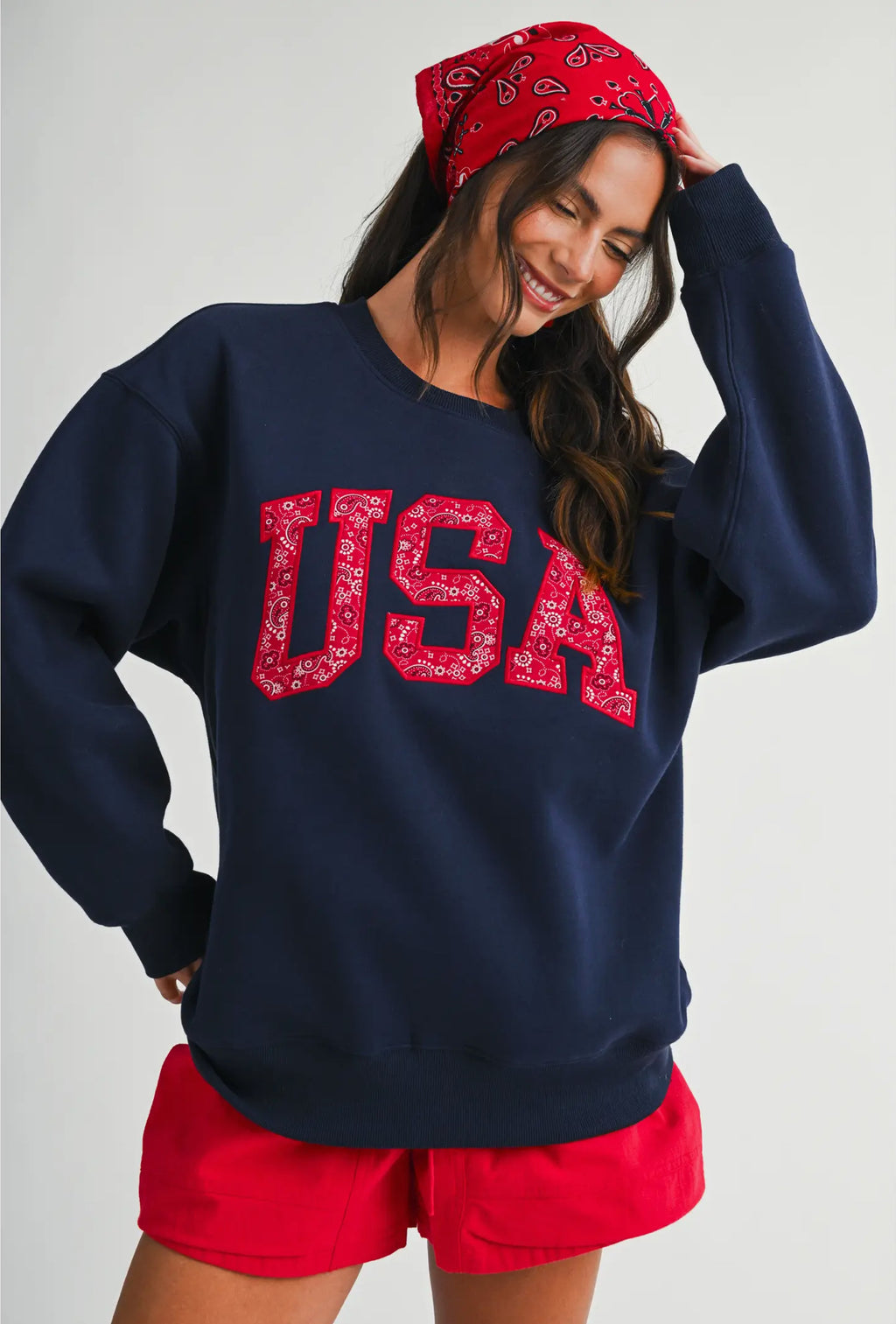 USA Embroidered Sweatshirt