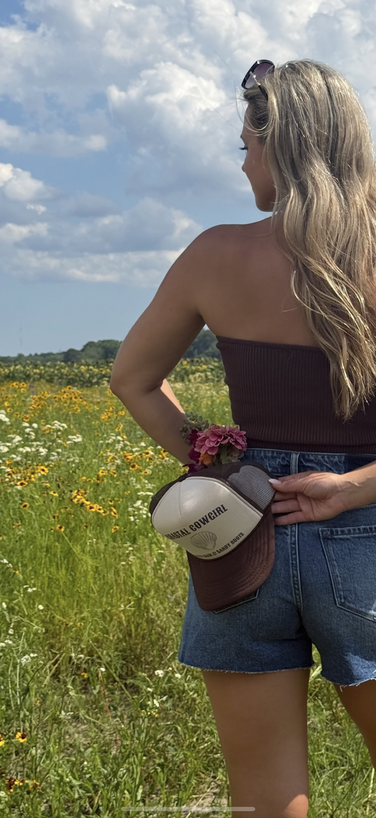 Rachel High Rise Denim Shorts