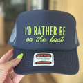 “Rather Be” Embroidered Trucker Hat