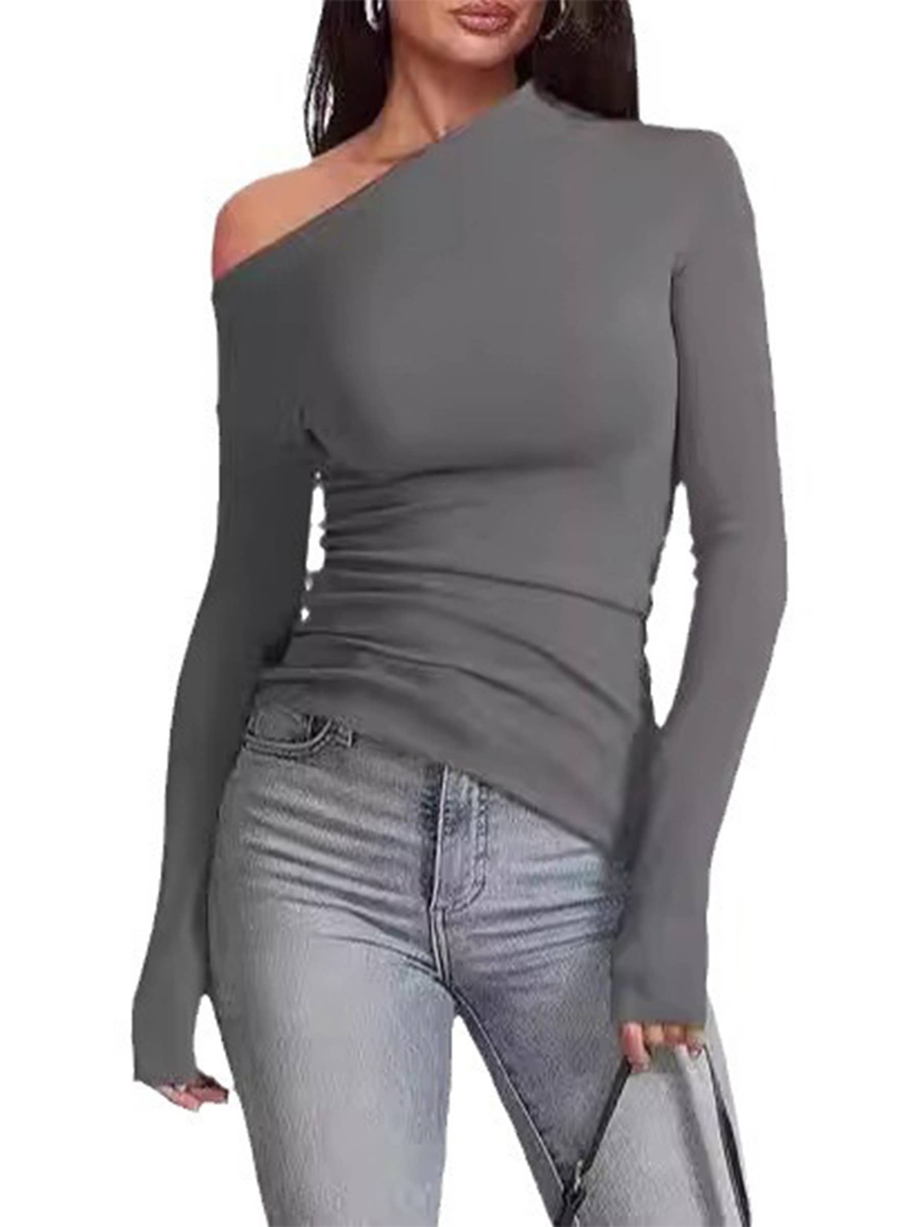 Henley Off The Shoulder Top