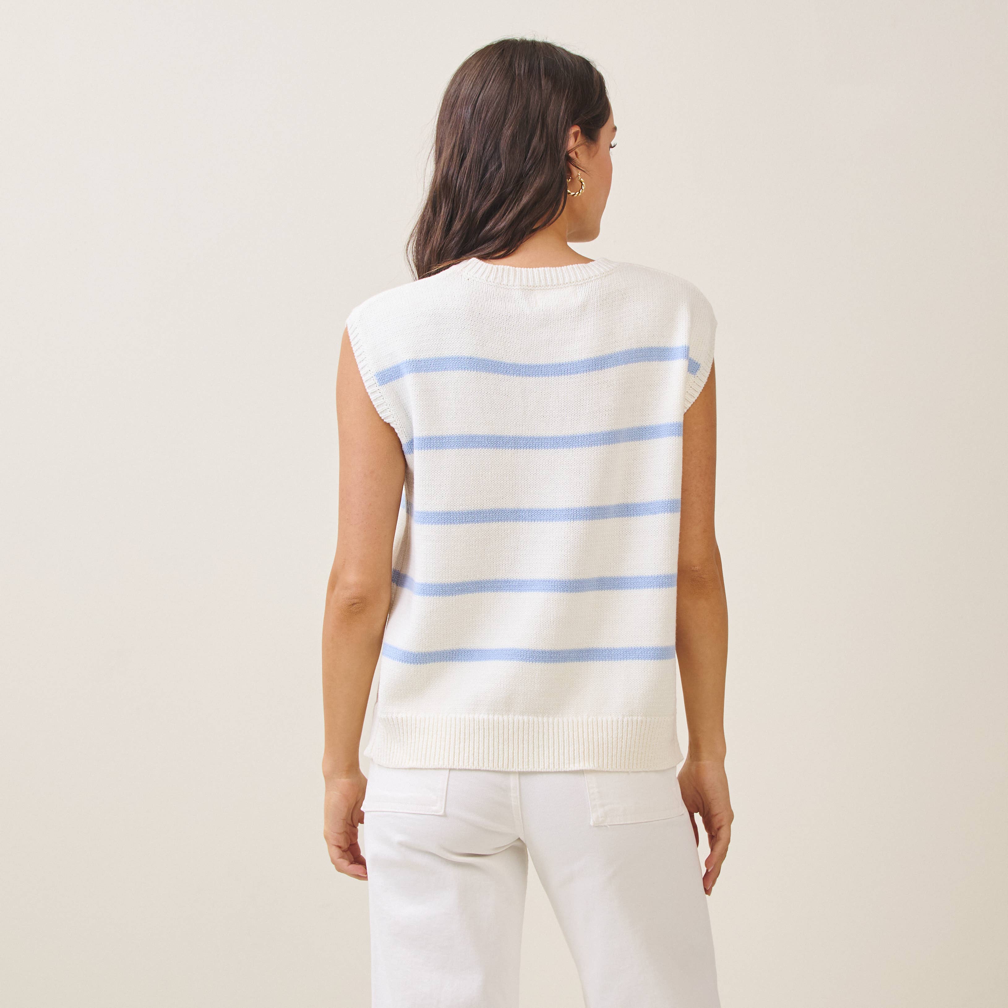 Lobster Stripe Sweater Vest