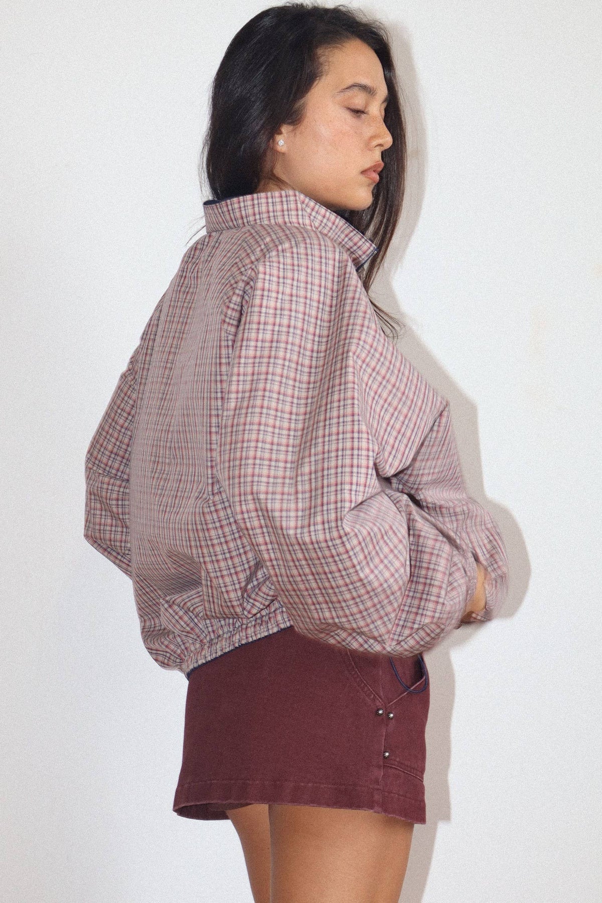 Retro Reversible Windbreaker Jacket