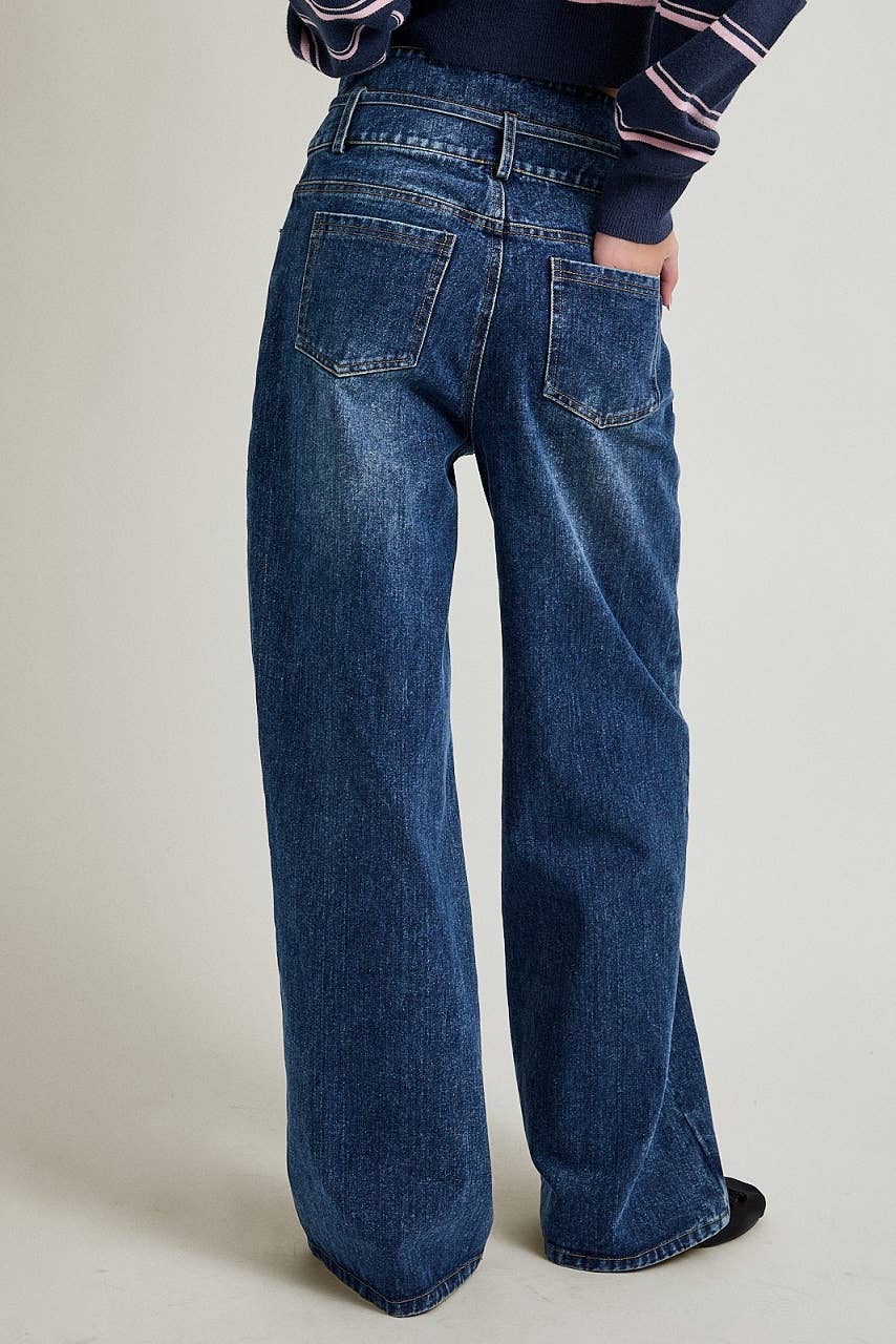 Harper High Rise Tie-Waist Jeans
