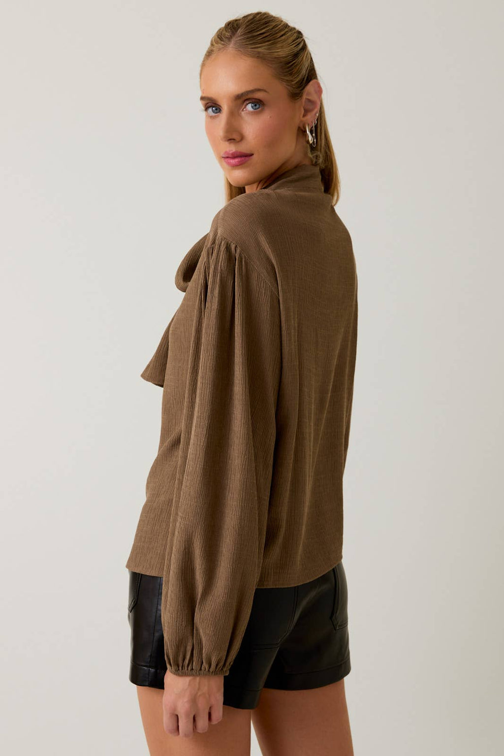 Lillian Bow Tie Blouse