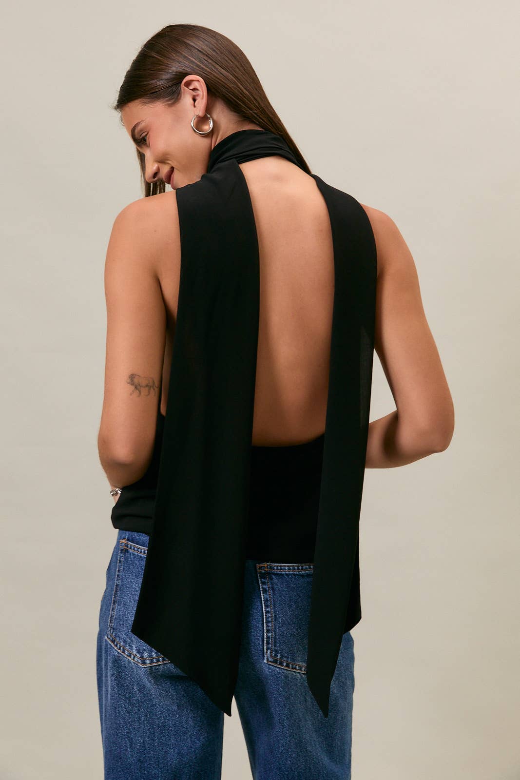 Jayme Scarf Halter Top