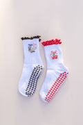 Sweet Treat Pilates Grip Socks Set of 2
