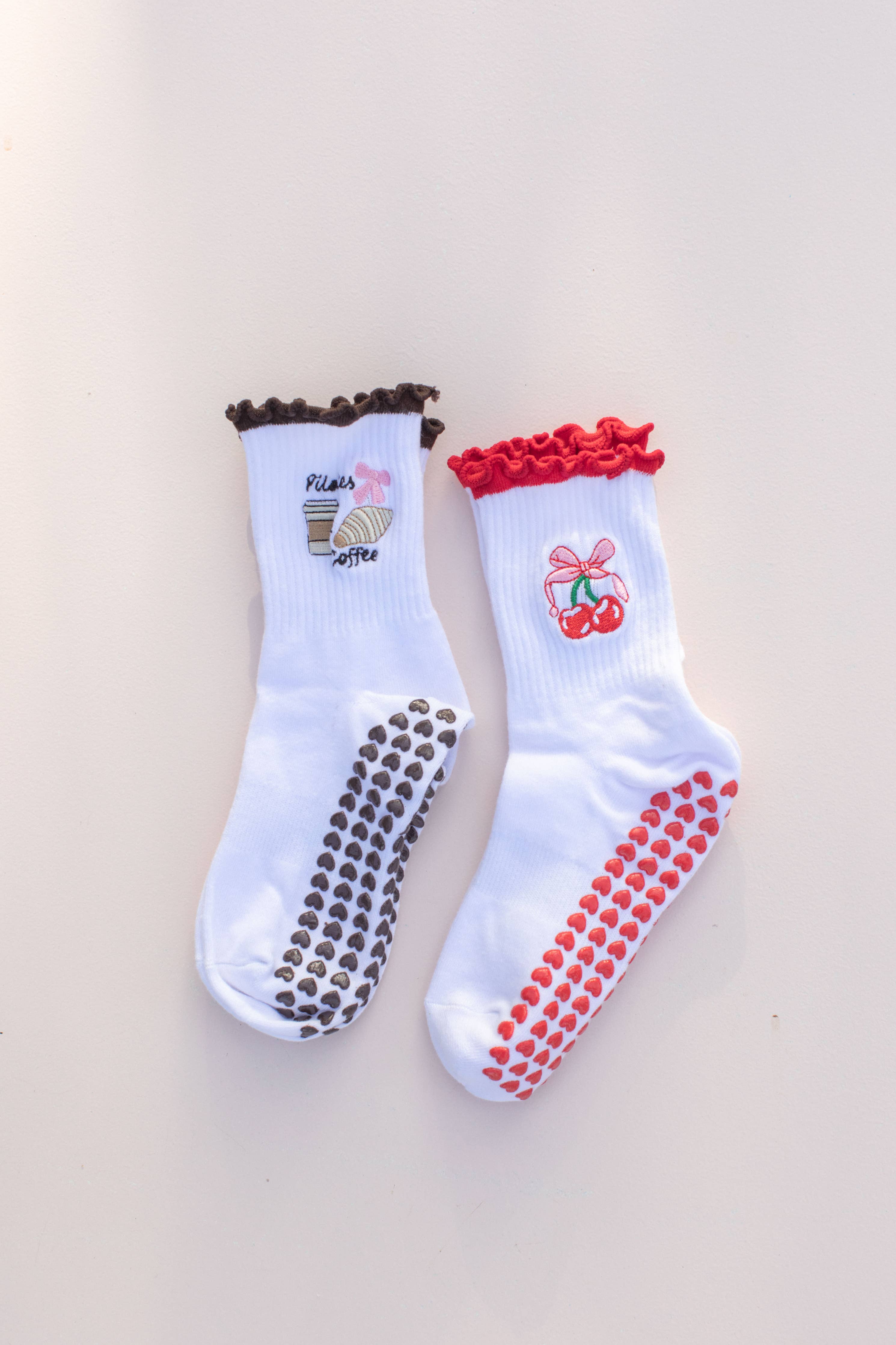 Sweet Treat Pilates Grip Socks Set of 2