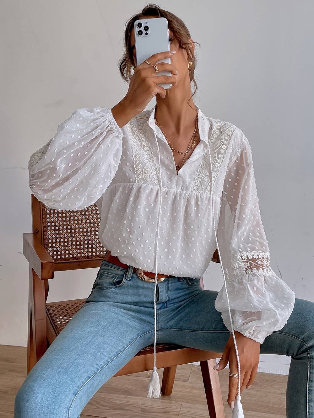 Chandler Tassle Blouse