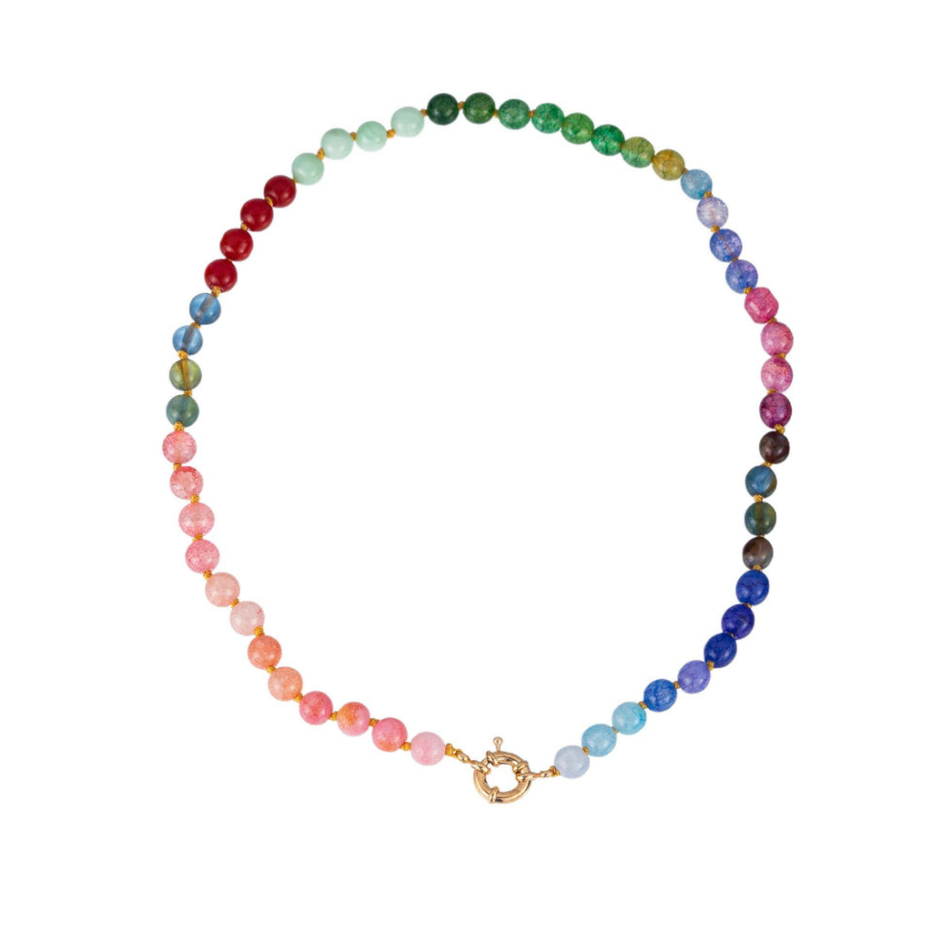 Kaleidoscope Beaded Necklace