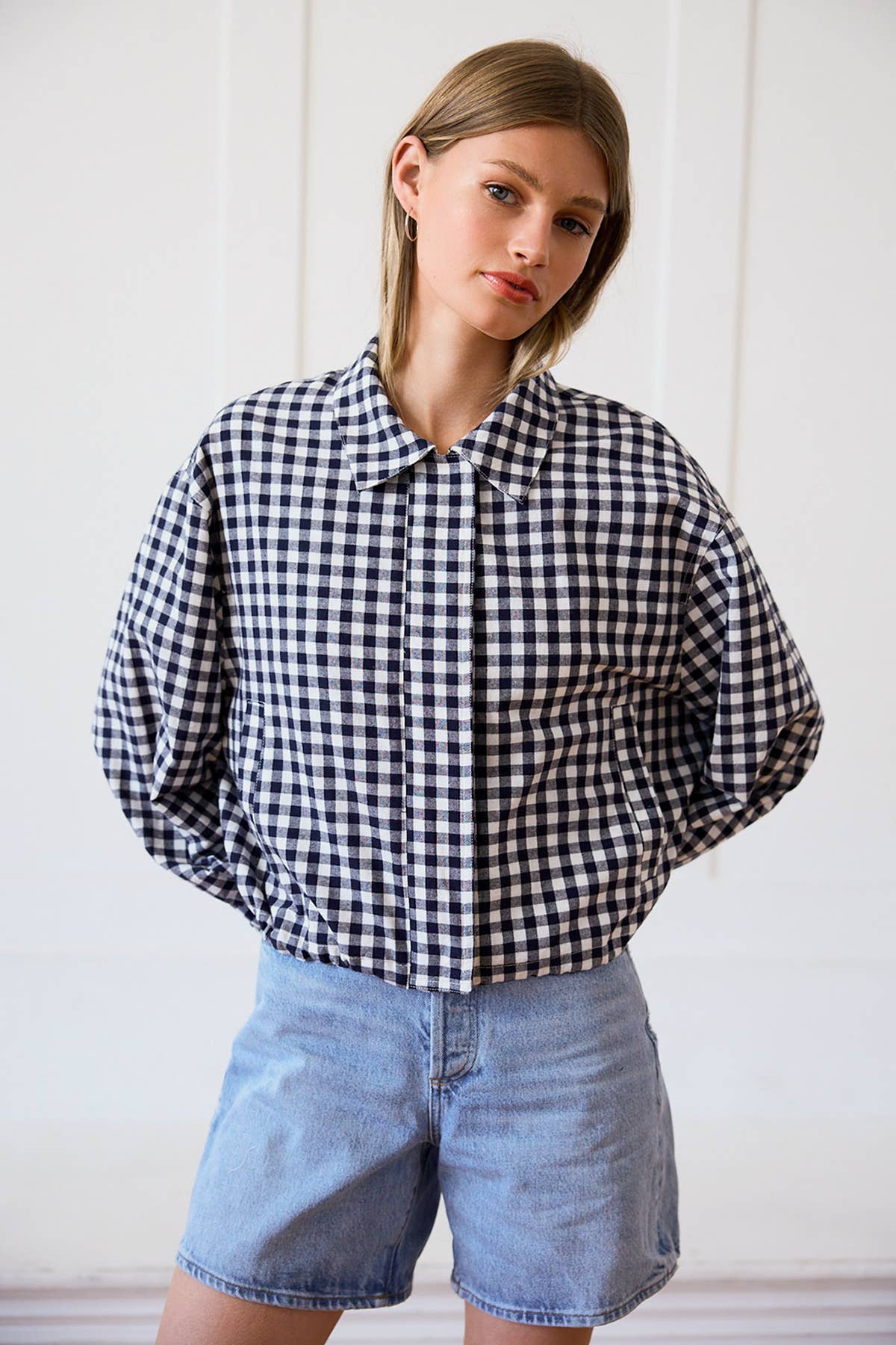 Hampton Gingham Zip Jacket