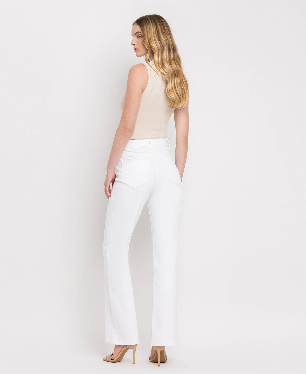 90's Super High Rise Flare Jeans