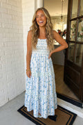 Skye Floral Smocked Maxi Dress