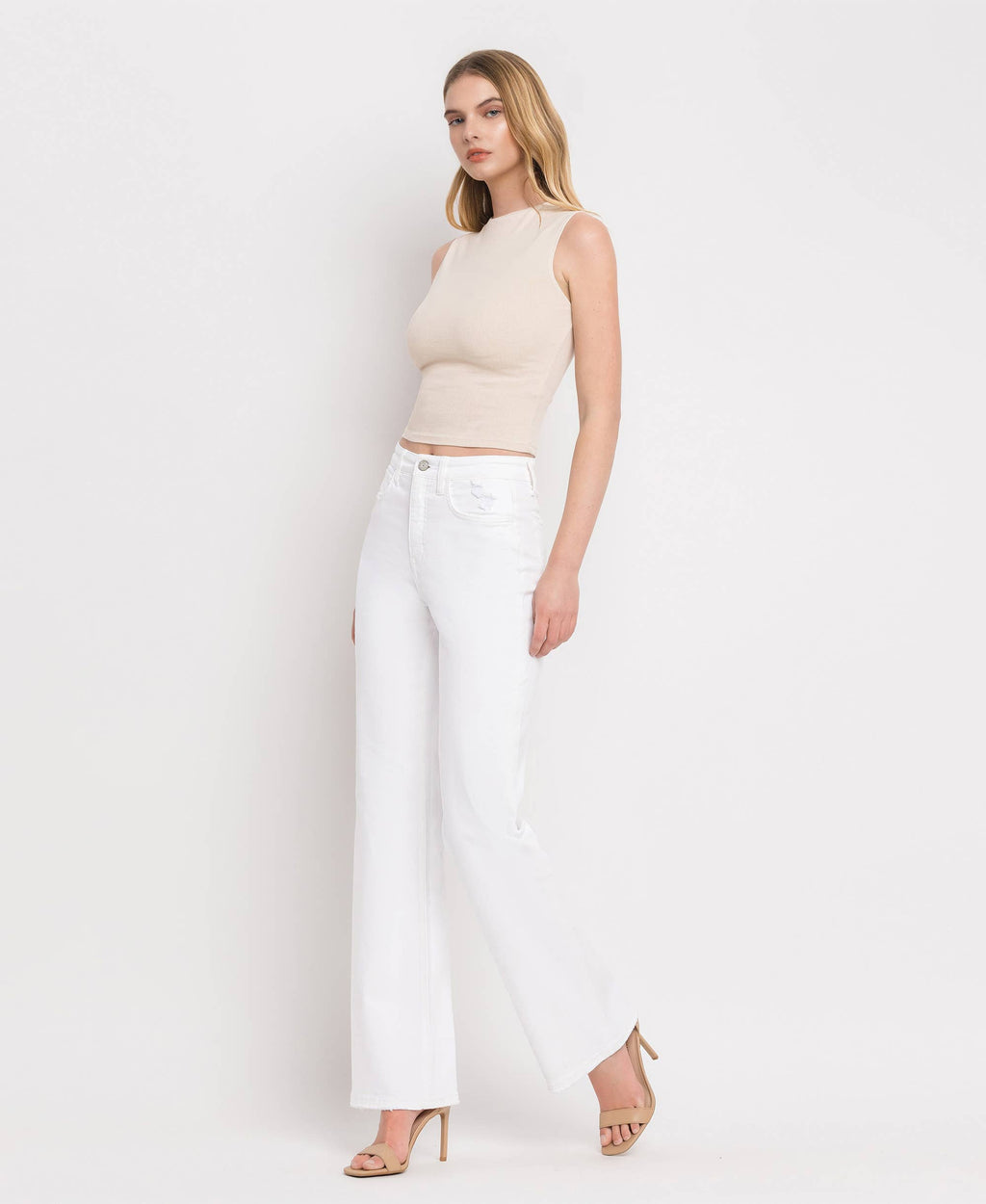 90's Super High Rise Flare Jeans