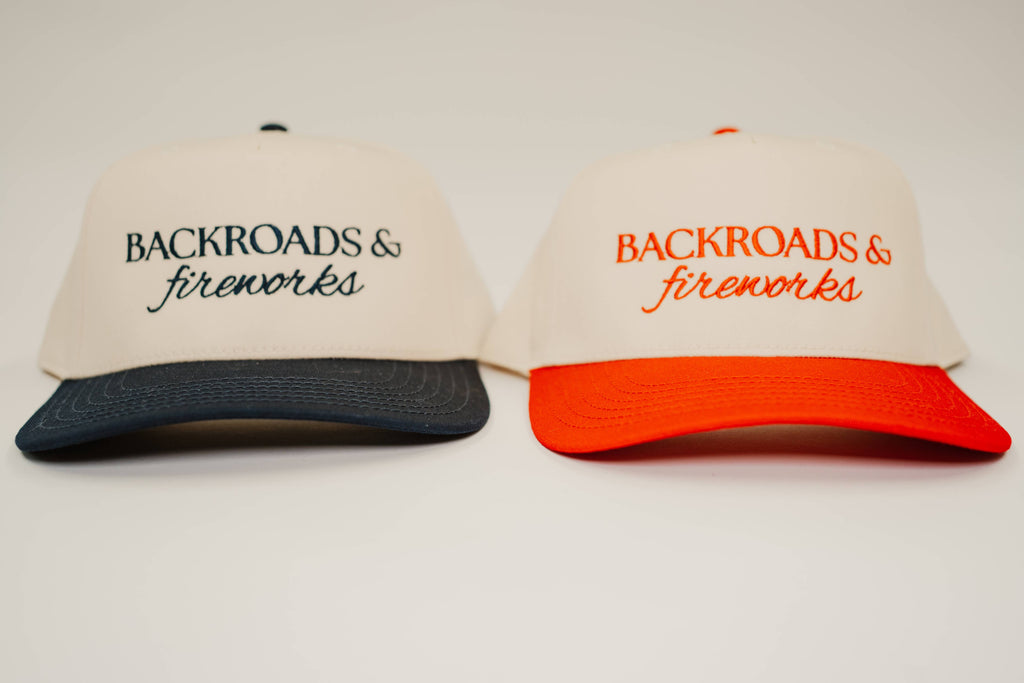 Backroads & Fireworks Embroidered Hat