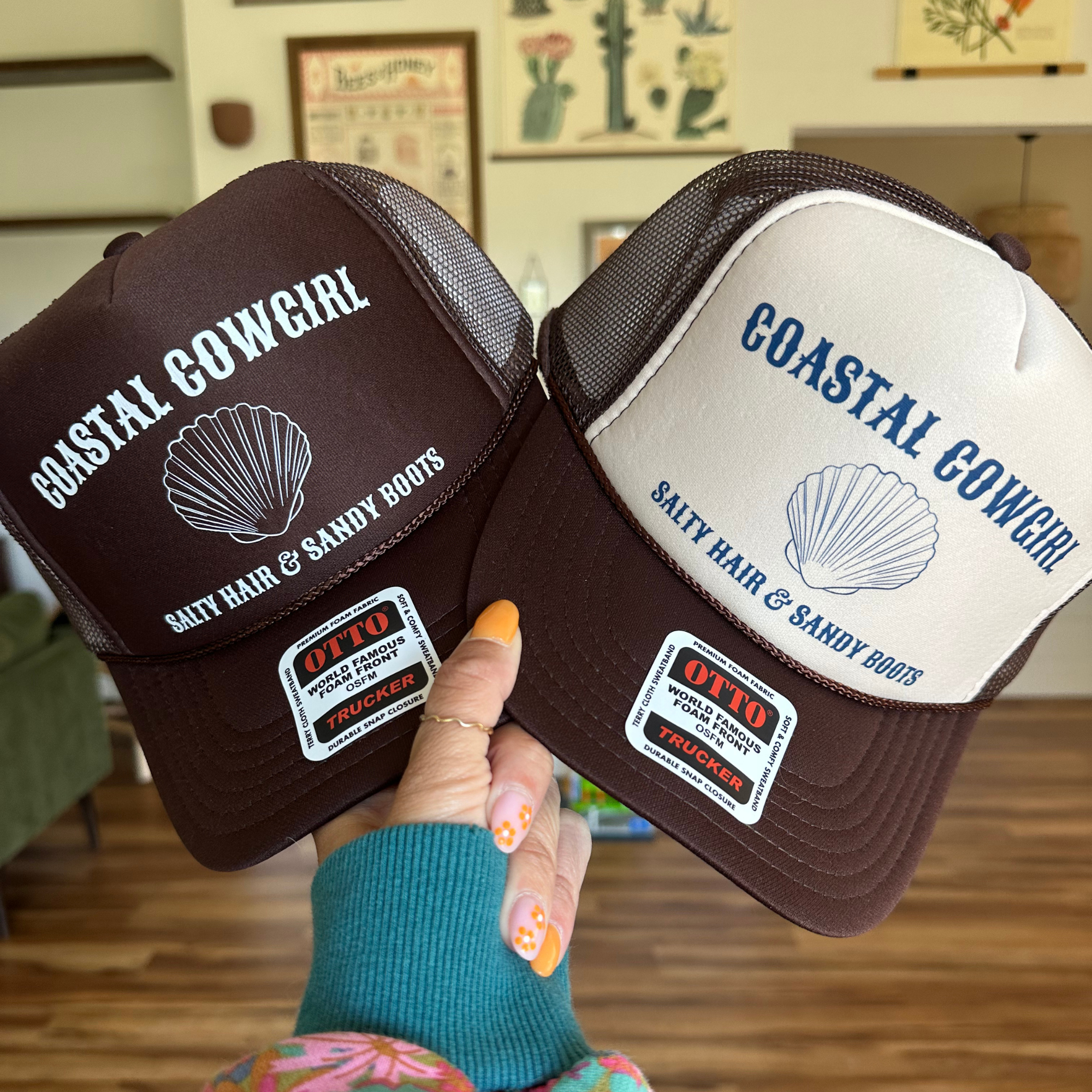 Coastal Cowgirl Foam Trucker Hat