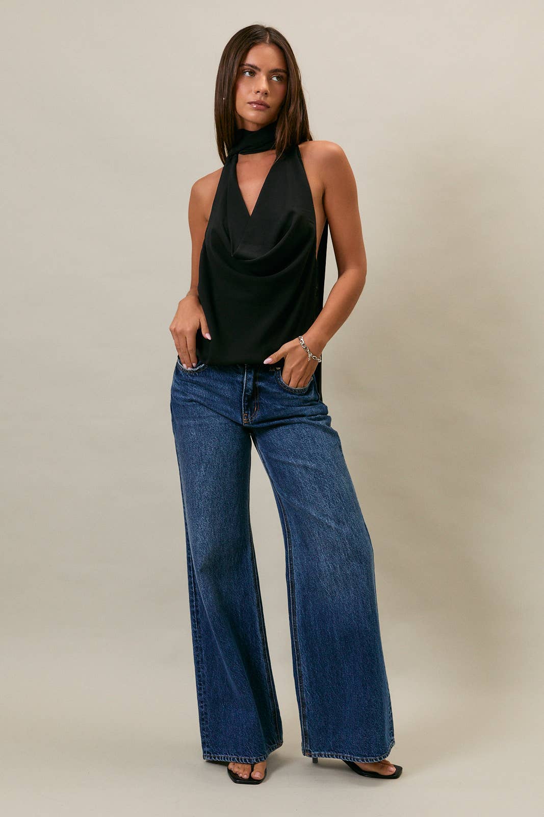 Jayme Scarf Halter Top