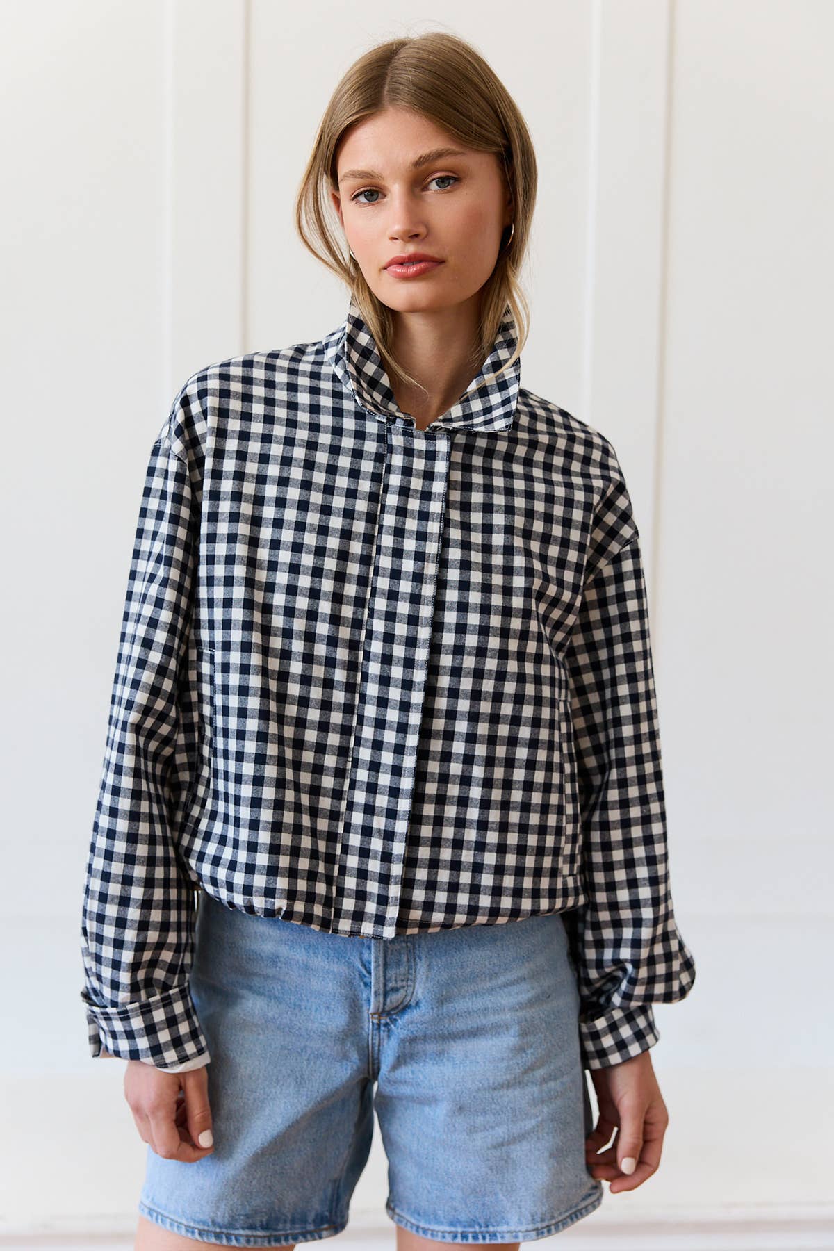 Hampton Gingham Zip Jacket